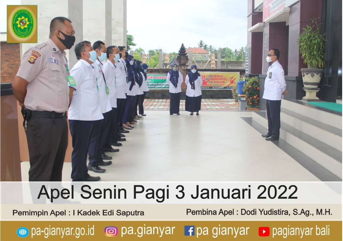 apel 3 januari 2022